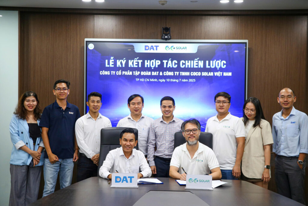DAT Group và CoCo Solar Việt Nam tại buổi lễ ký kết thỏa thuận hợp tác chiến lược